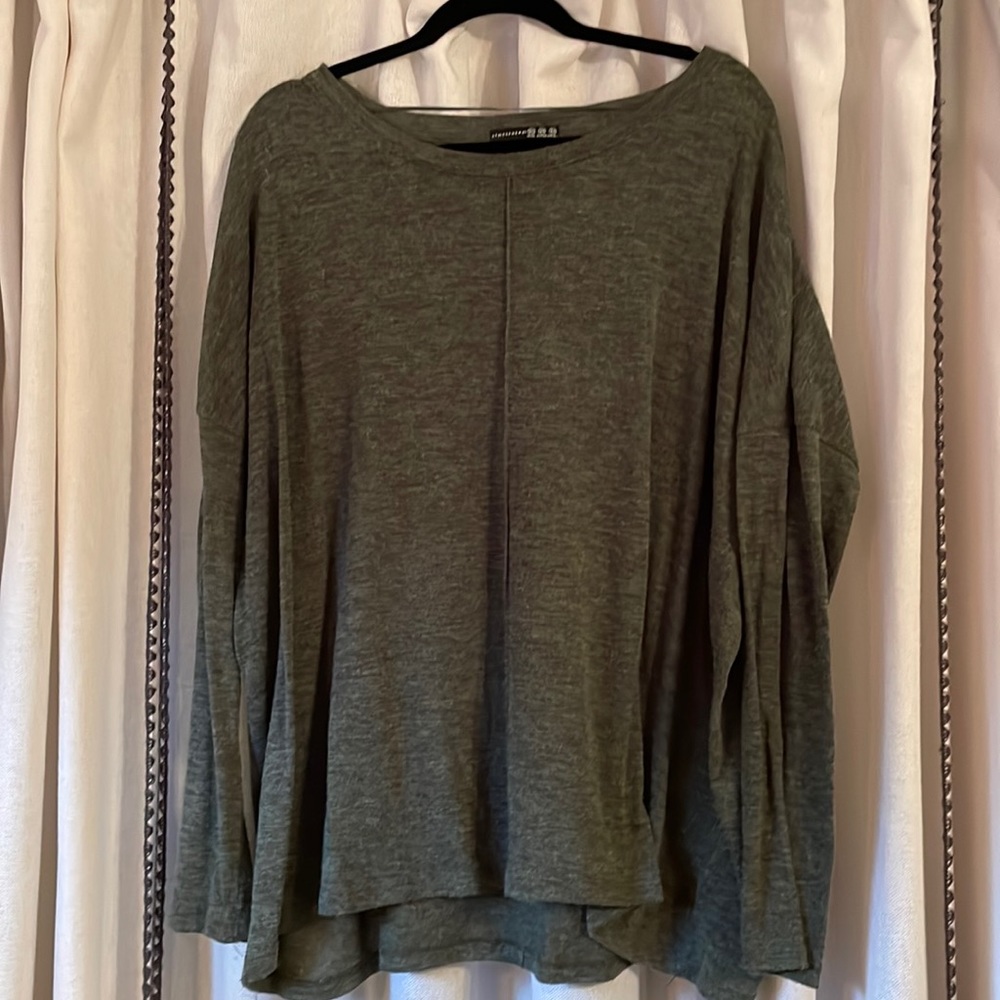 Atmosphere heather green size US 16 UK20 sweater.